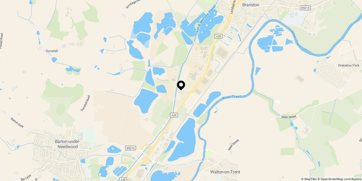 Approximate location of Lichfield Road, Barton under Needwood Burton-on-Trent, DE13 8ED