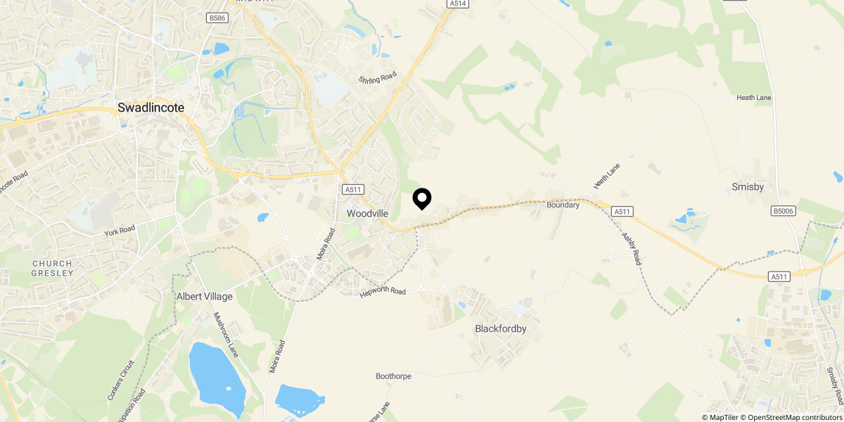 Approximate location of Millfield Street, Woodville, DE11